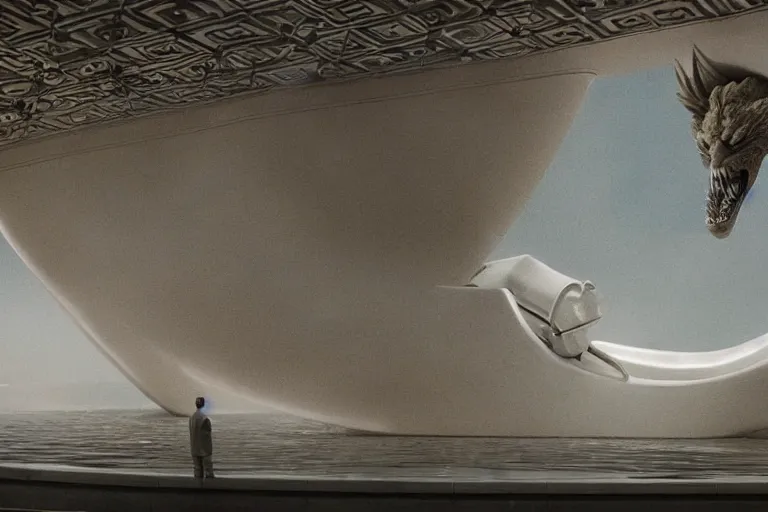 Prompt: hyperrealism aesthetic ridley scott style photography of detailed giant peeing in detailed ultra huge toilet bowl in surreal scene from detailed art house movie in style of denis villeneuve and wes anderson