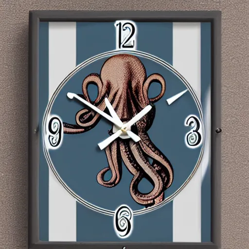 Image similar to octopus clock