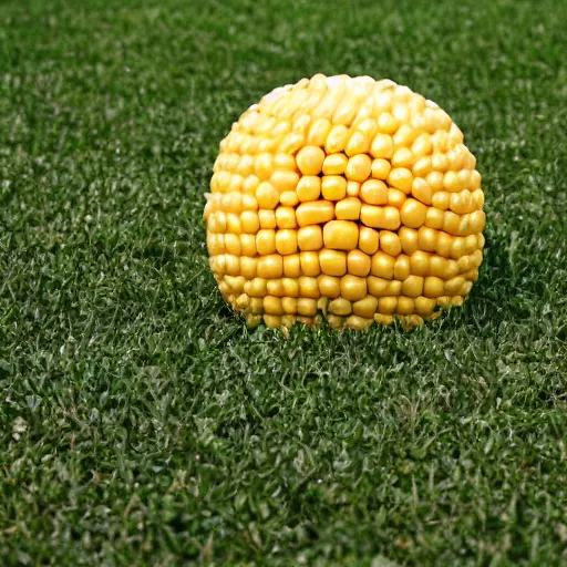 Image similar to Ball made of corn