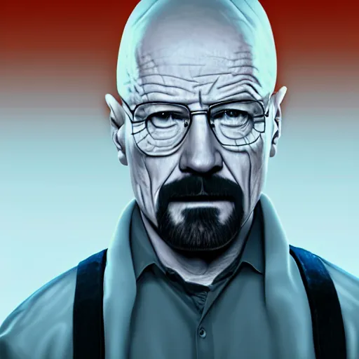 Image similar to walter white is a snowball, hyperdetailed, artstation, cgsociety, 8 k