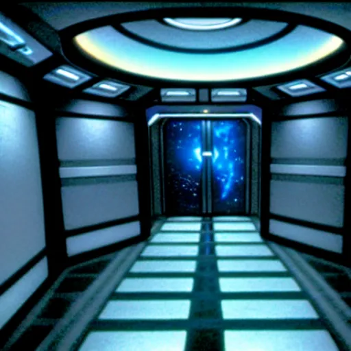 Image similar to realistic gate room from the tv show star gate sg - 1