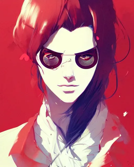 Image similar to a ultradetailed beautiful painting of a stylish woman with an eyepatch, by conrad roset, greg rutkowski and makoto shinkai trending on artstation