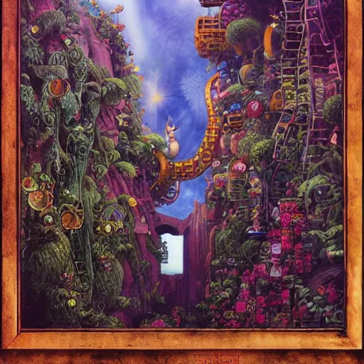 Image similar to Donkey Kong, artwork by Daniel Merriam,