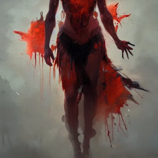 Image similar to agony humanized by greg rutkowski