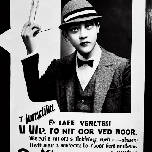 Prompt: 1 9 2 0 s advertisement for a film starring taehyung and spongebob