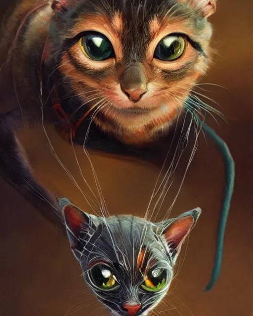 Image similar to spiderman if he were a cat | highly detailed | from the pixar film sneaky cats | very intricate | cinematic lighting | award - winning | closeup portrait | by donato giancola and mandy jurgens and charlie bowater | featured on artstation