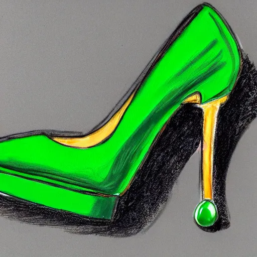 Image similar to full body portrait of green m & m posing seductively, candy, high heels, elegant, smooth, sharp focus, hyper detailed