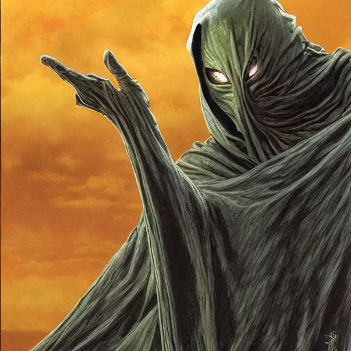 Image similar to Ringwraith Nazgul by Mark Brooks, Donato Giancola, Victor Nizovtsev, Scarlett Hooft, Graafland, Chris Moore