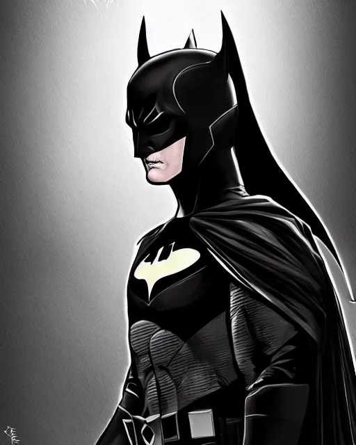 Image similar to ven as batman, with the powers of flash, dynamic lighting, fantasy concept art, trending on art station, stunning visuals, creative, cinematic, ultra detailed, comic strip style