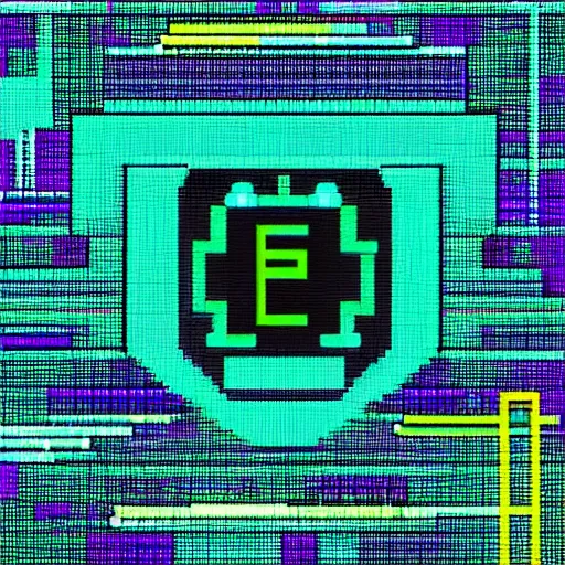 Image similar to a logo saying the word pixel, cyberpunk aesthetic, highly detailed, cool background