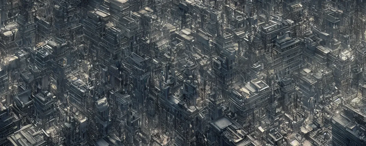 Image similar to dystopian city in intricate details, ultra detailed, digital art, octane render, micro detail 4k