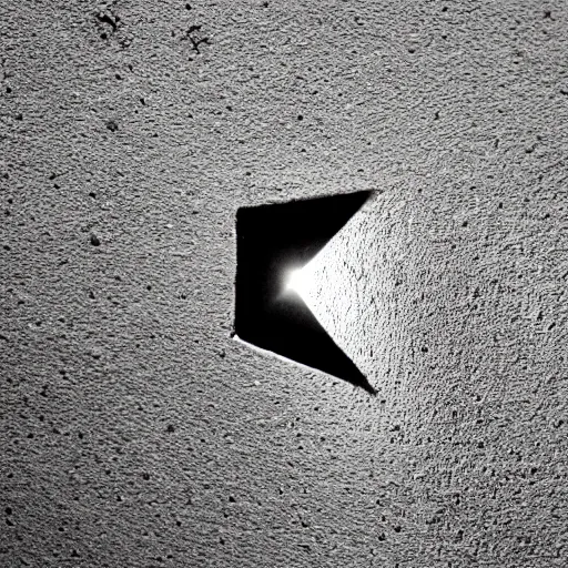 Image similar to a single point of light in the black