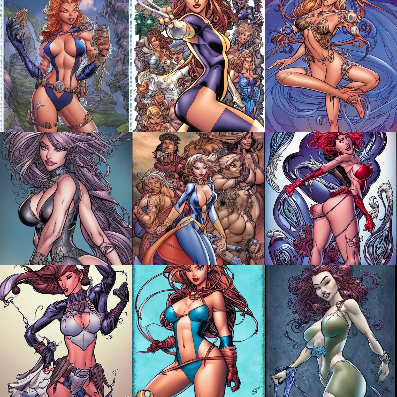 Prompt: image by J scott campbell?