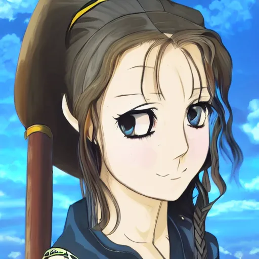 Image similar to Anya portrait in the style of wataboku, anime