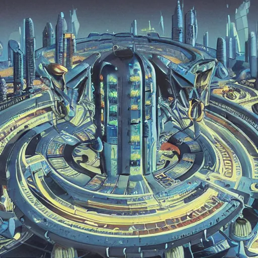 An alien city, Retrofuturism | Stable Diffusion | OpenArt