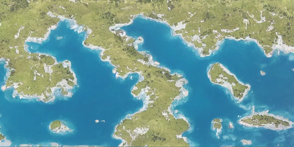 Image similar to North South Oriented Island