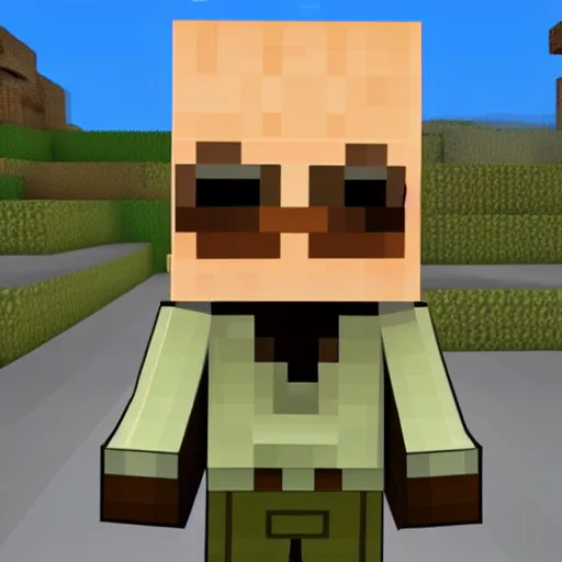 Image similar to Walter White Minecraft character
