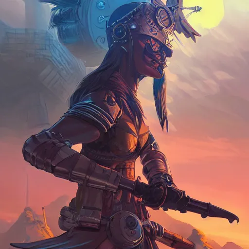 Image similar to cyberpunk viking helmet mask warrior goddess robot ninja fantasy, art gta 5 cover, official fanart behance hd artstation by jesper ejsing, by rhads, makoto shinkai and lois van baarle, ilya kuvshinov, ossdraws