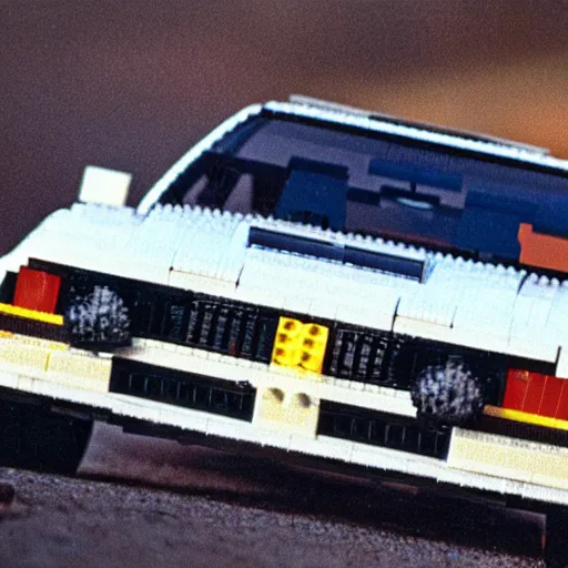 Image similar to close up of a lego set of a 1 9 7 9 bmw m 1, product photo, professional