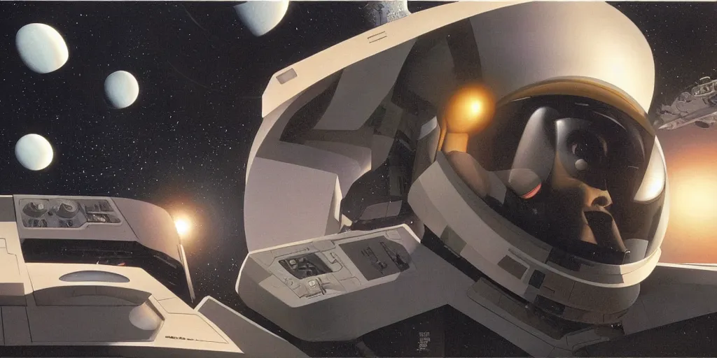 Image similar to 2001: A Space Odyssey by Ralph McQuarrie