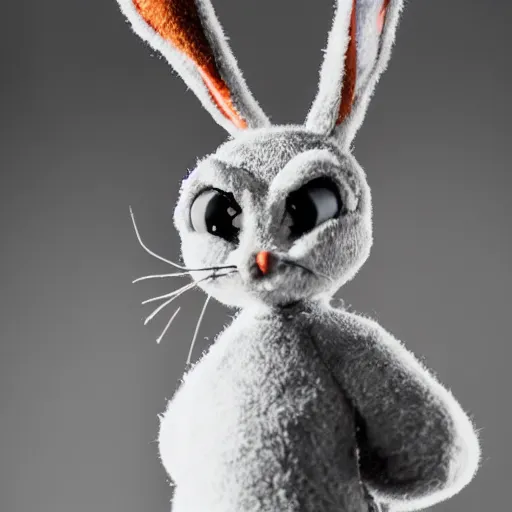 Image similar to Portrait of a bugs bunny, Sigma 85mm Lens F/1.8