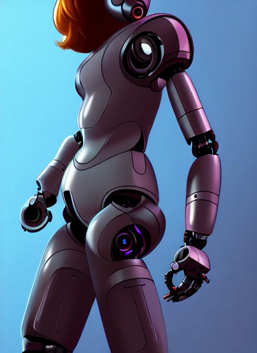 Image similar to the female robot protagonist, animation character design by jack kirby, action - adventure, sharp detail, artstation trending, conceptart. com