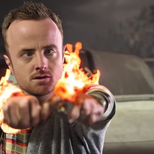 Image similar to Jesse Pinkman doing a fortnite dance