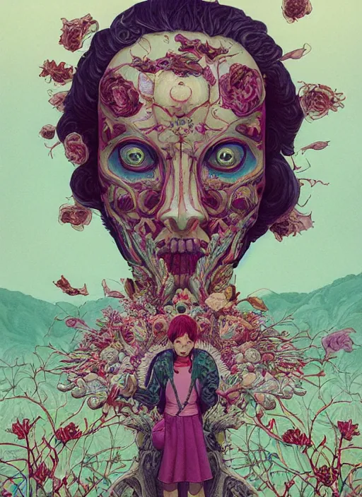 Image similar to meditation :: by Martine Johanna and Simon Stålenhag and Chie Yoshii and Casey Weldon and Guillermo del toro :: ornate, dynamic, particulate, rich colors, intricate, elegant, highly detailed, centered, artstation, smooth, sharp focus, octane render, 3d