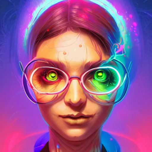 Image similar to skill magic geek inside matrix deepdream radiating a glowing aura stuff loot legends stylized digital illustration video game icon artstation lois van baarle, ilya kuvshinov, rossdraws,