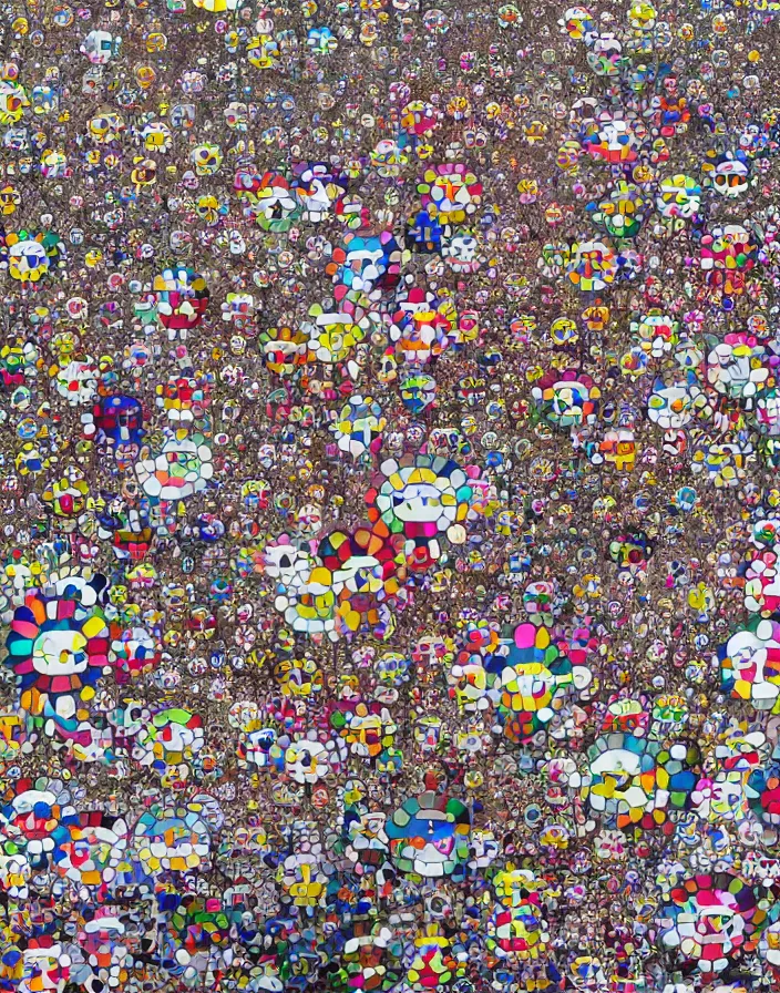 Image similar to hyper detailed industraial & utility by takashi murakami