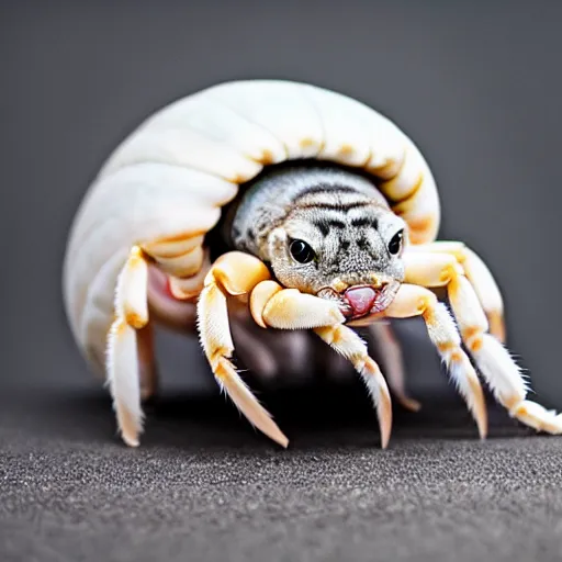 Prompt: a hermitcrab - cat - hybrid, animal photography