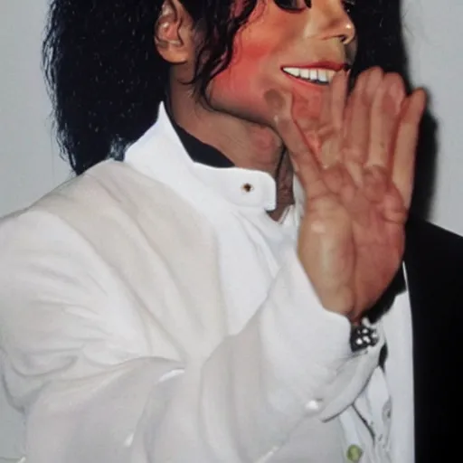 Prompt: photo of michael jackson ressucitation,