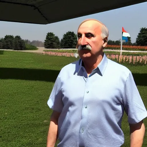 Image similar to Alexander Lukashenko in The Stanley Parable Ultra Deluxe