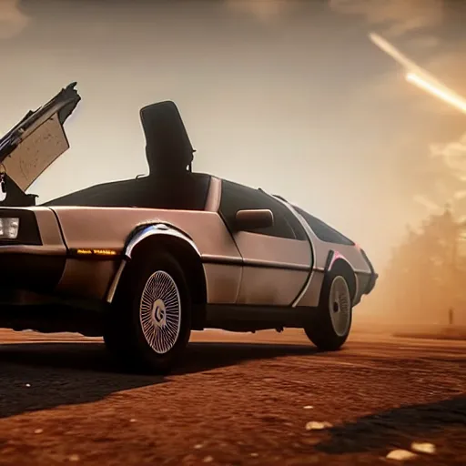 Image similar to delorean in red dead redemption 2