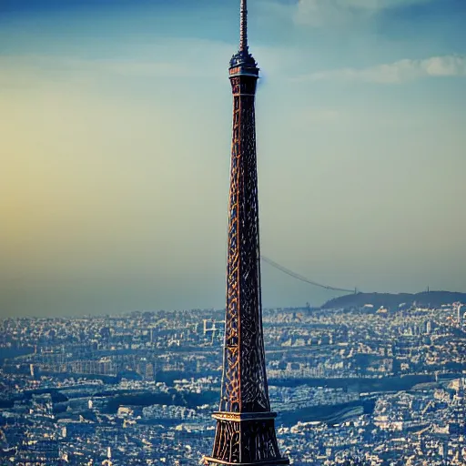 Prompt: eiffel tower in istanbul, hd