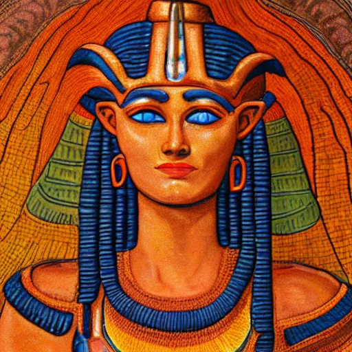Prompt: 4K uhd photo of Hathor