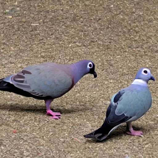 Image similar to evolved pigeons