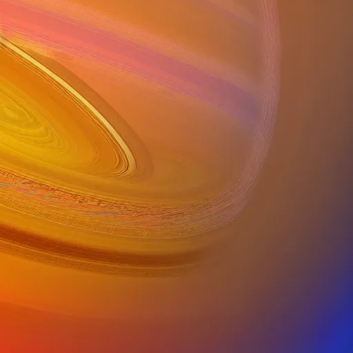 Prompt: 3 d render of saturn fracturing into a million psychedelic pieces