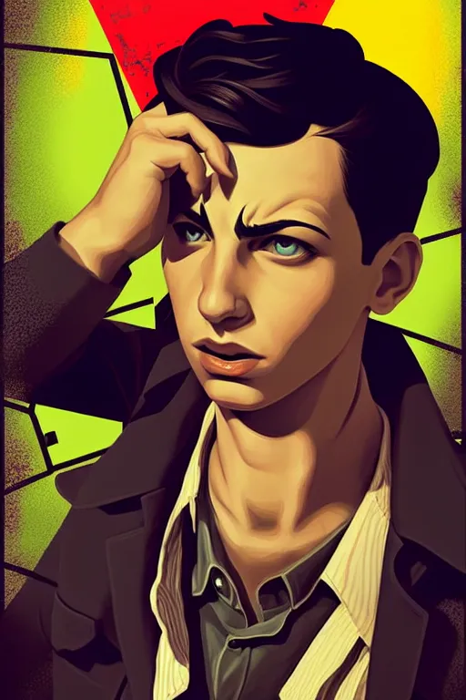 Image similar to palestine boy angry. pop art, pixel, bioshock art style, dynamic composition, face features, body features, ultra realistic art, digital painting, concept art, smooth, sharp focus, illustration, intricate, without duplication, elegant, confident posse, art by artgerm and richard hamilton and mimmo rottela, kirokaze and paul robertson