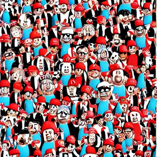 Image similar to where's waldo