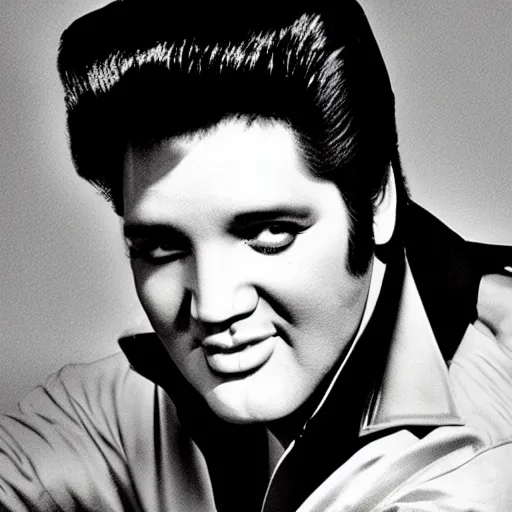 Prompt: Elvis Presley in 2018