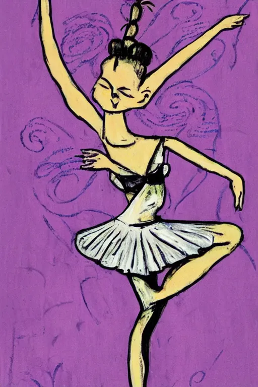 Image similar to ballerina by clive barker