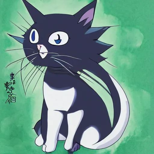 Image similar to a cat looking like sasuke from the manga naruto deviantart
