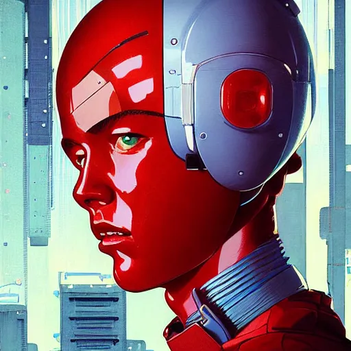 Image similar to Portrait of an engineer with helmet, very coherent, painted by painted by James Gilleard, airbrush, art by JamesJean and fine details. Anime. realistic shaded lighting poster by Ilya Kuvshinov katsuhiro otomo ghost-in-the-shell, magali villeneuve, artgerm, Jeremy Lipkin and Michael Garmash and Rob Rey