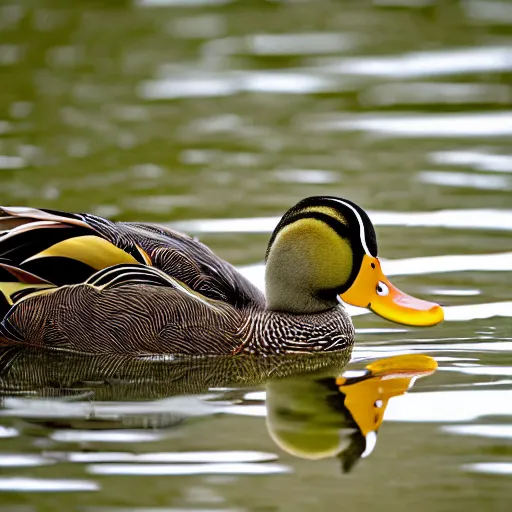 Image similar to a duck falling from the sky