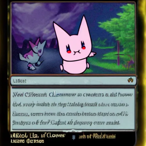 Image similar to clefairy in the shadow isles