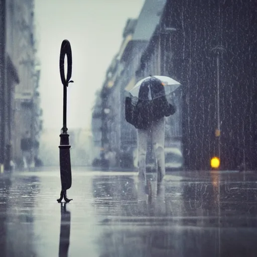 Image similar to umbrella in the rain