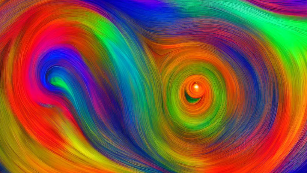 Image similar to abstract swirling organic whorls of colour