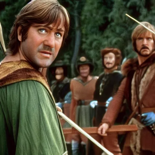 Image similar to still from Disney’s Robin Hood 1973, 4K details