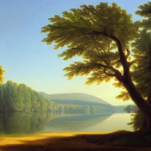Prompt: painting in the style of the Hudson River School